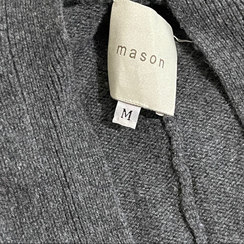 MASON Cashmere Wool Colorblock Pattern Sweater - Picture 7 of 12
